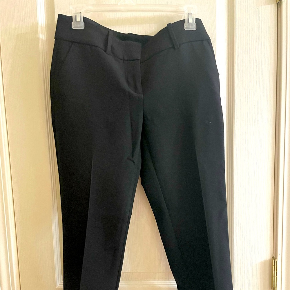 Ann taylor petite black slacks; pants